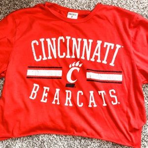 university of cincinnati crop top